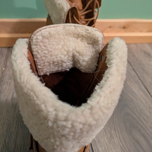 Charlotte Russe Suede Lace-Up Boots for Women - Picture 2 of 6